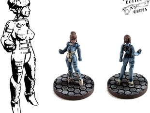 Alexandra Pryce, 28mm Miniature 3D model
