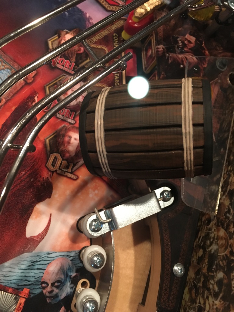 The Hobbit Pinball Spotlight Barrel Mod