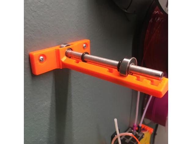 Wall Mounted Spool Holder with Bearings