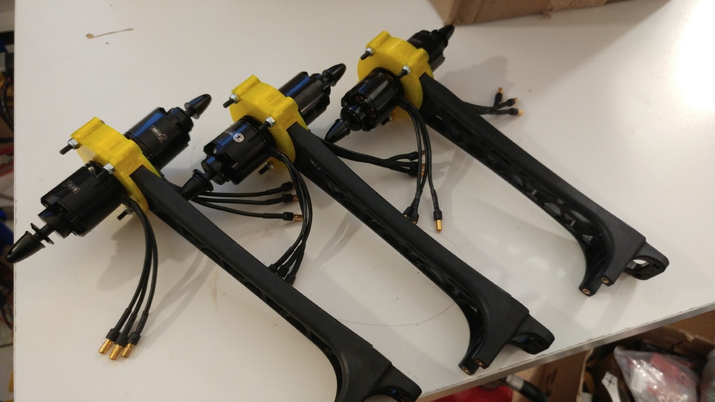 Coaxial adapter for DJI Flamewheel or clones
