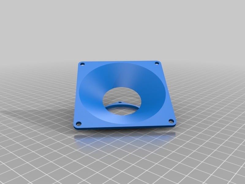 Monoprice Maker Select / Wanhao i3 V2 80mm Part Cooling Fan Adapter