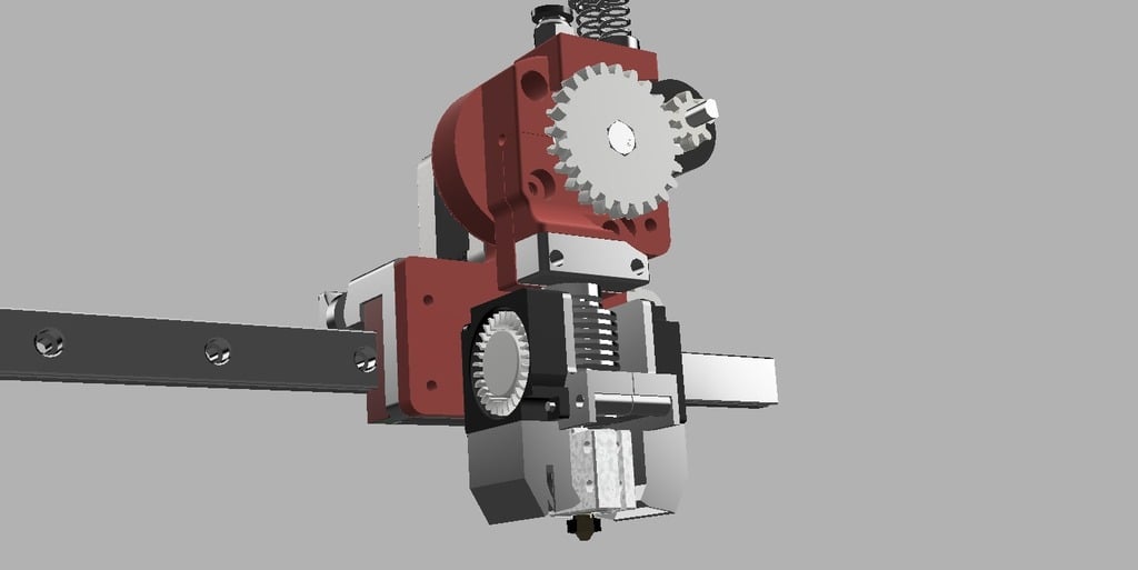 DMK8 Directo - The Dual MK8 extruder, Direct version.  