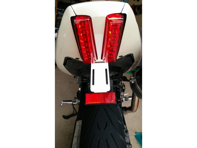 Motorcycle Tail Tidy Number Plate Holder