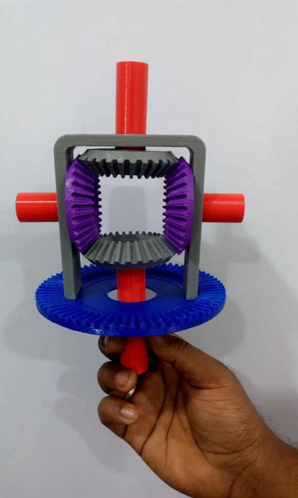 Differential gear -3D printable