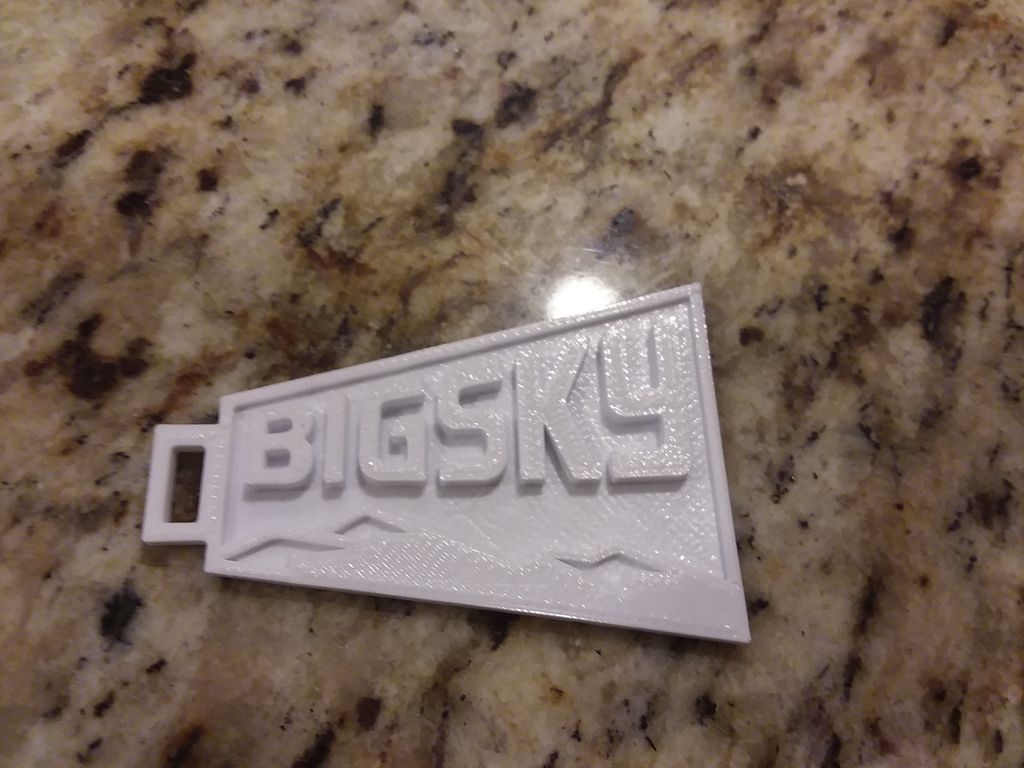 Big Sky Conference Key Chain
