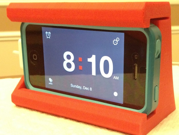 IPHONE 4/4S Alarm Clock (Otterbox Commuter Series Case)