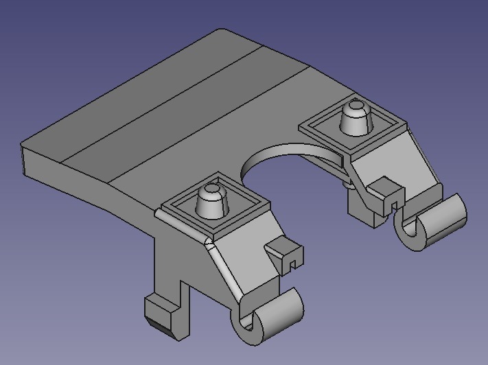 Handle for extruder quick release