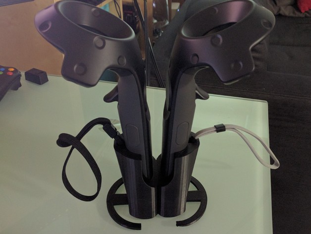 Back-to-back HTC Vive controller stand