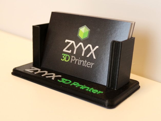 ZYYX Business Card Holder - Multi Material Print