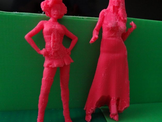 Sculptures Of Barbie And Cinderella