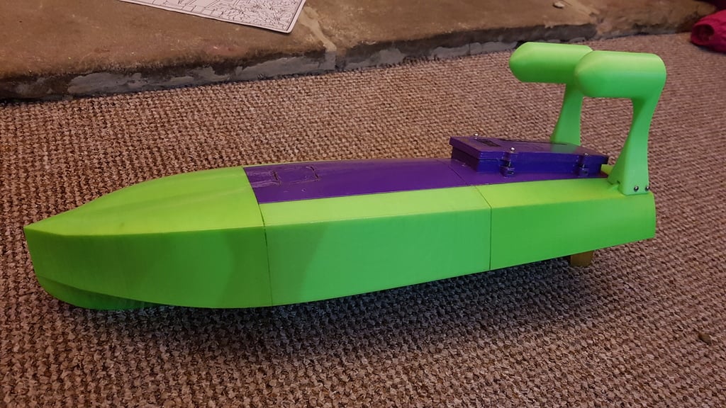 Large Strong Waterproof Boat Fully 3D Print 3650/3660/3670 Motor