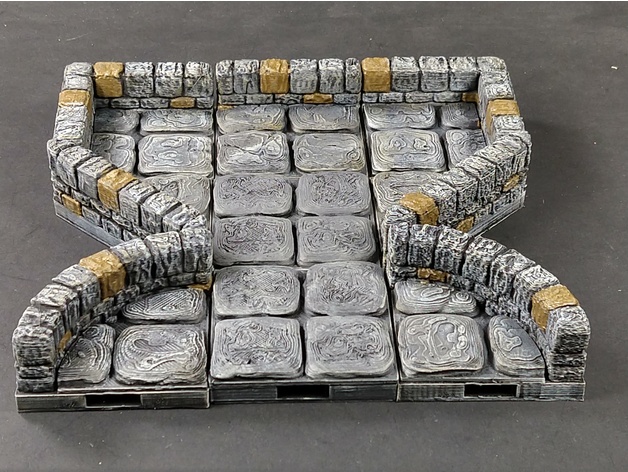 Image of OpenForge 2.0 Dungeon Stone Low Walls