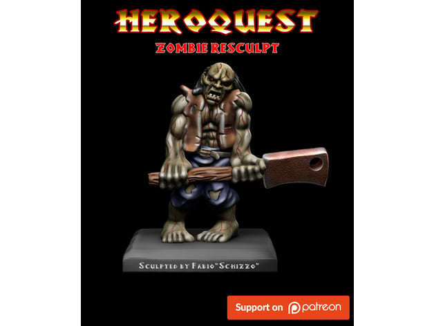 Image of Heroquest Zombie Resculpt