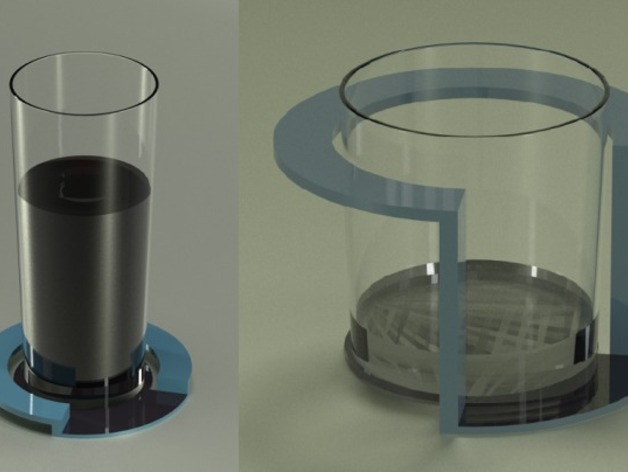 Logo as a glass pad/holder