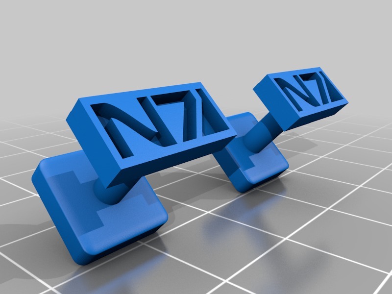 N7 logo cufflinks