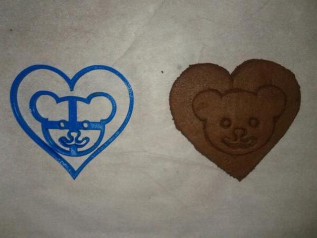 Jerry the Bear Cookie Cutters