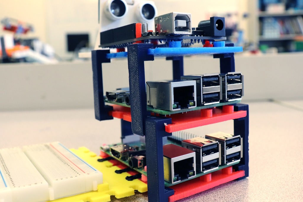 Stacking Clip for Raspberry Pi, Arduino, Breadboards, and More