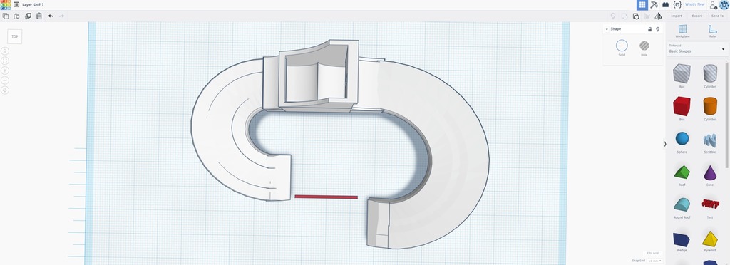 "Layer Shift" advanced cooling fan duct for A8 printer