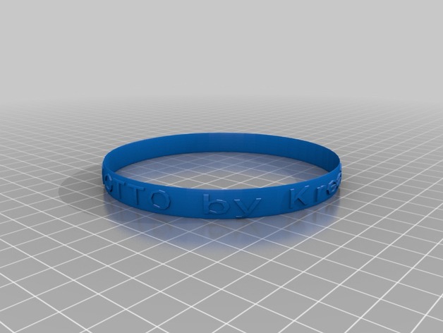 My Customized Text Ring/Bracelet/Crown Thing/Krea3D3.1