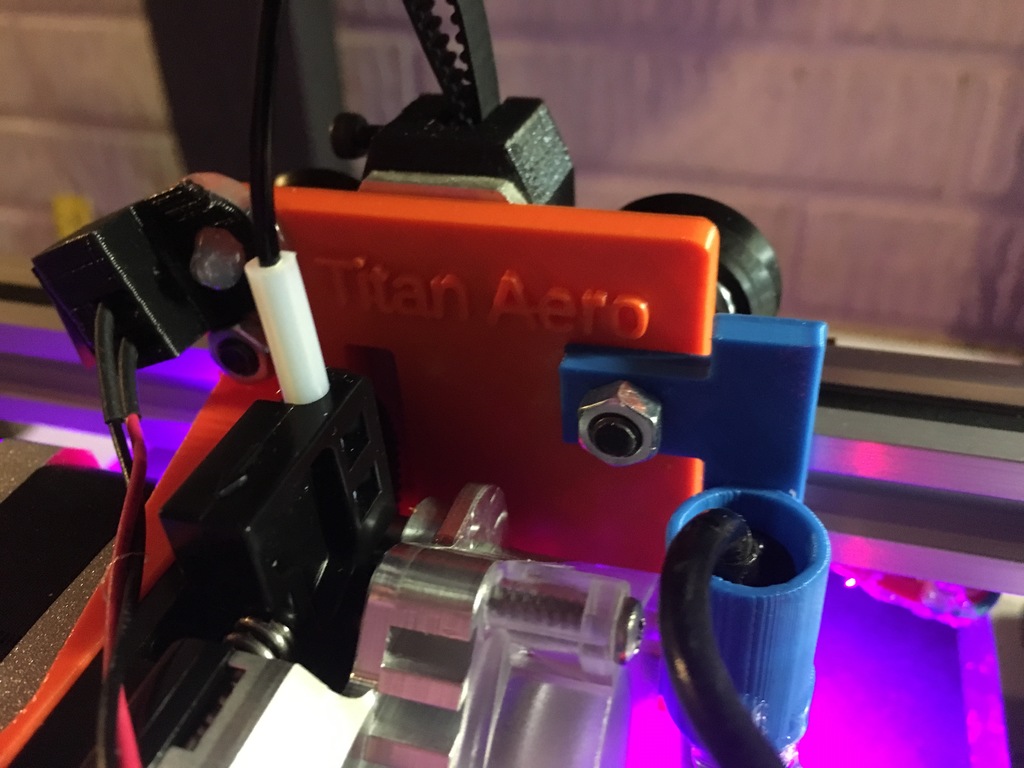 Bracket for Titan Aero, Reach3D Printer