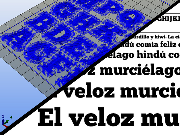 Typo - Font Chunkfive 3D