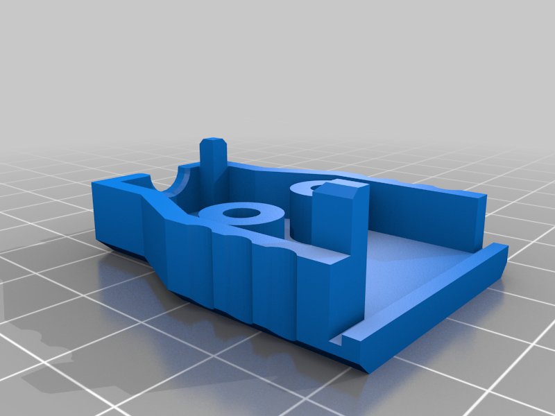 Parametric D-Sub connector shell.
