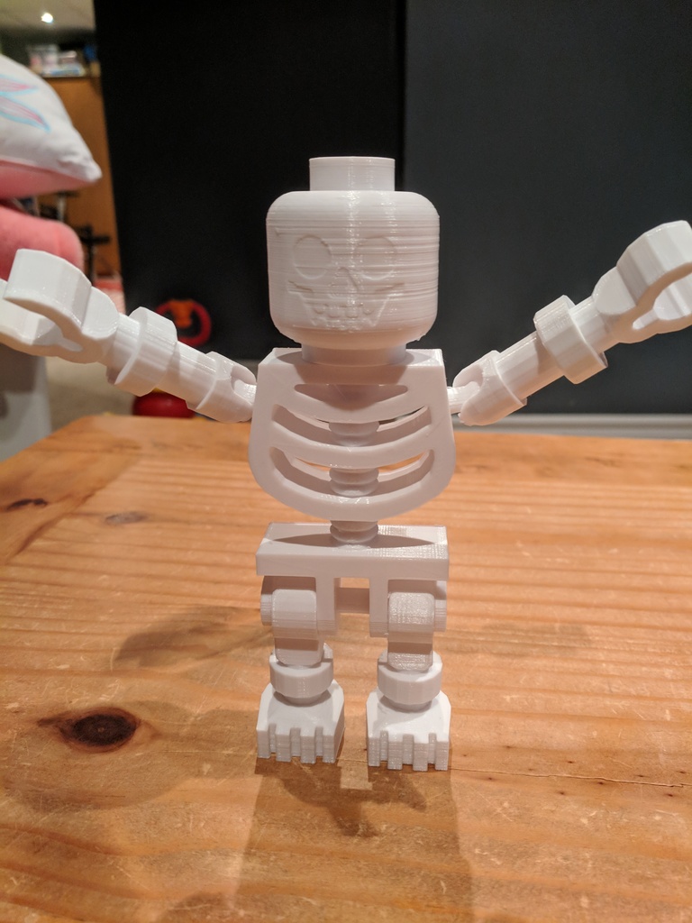 Lego Skeleton Head