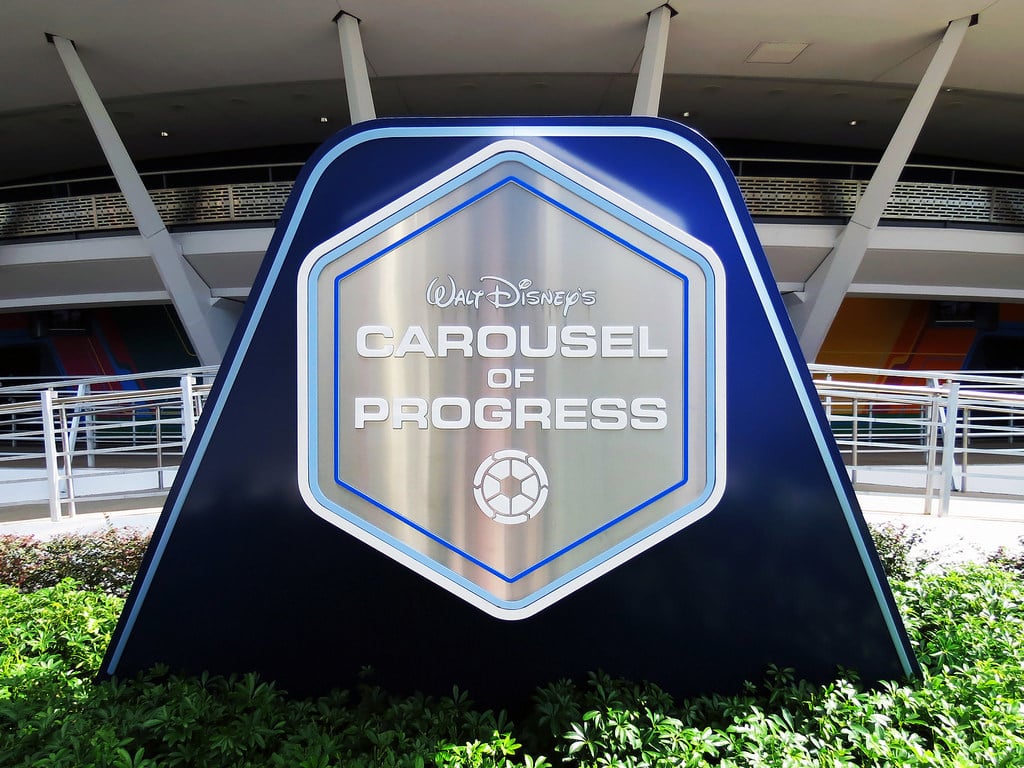 Carousel of Progress Sign