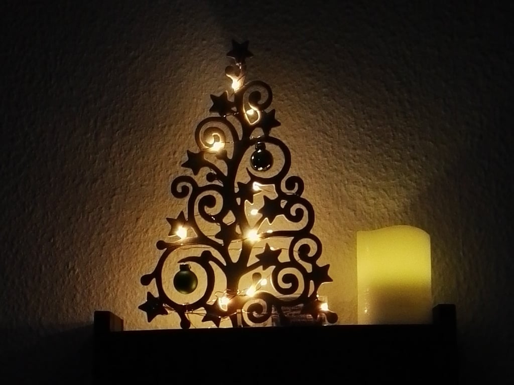 Christmas tree with stars and balls :)