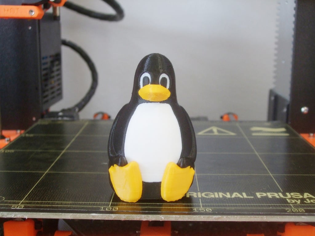 Tux penguin (multi-material)