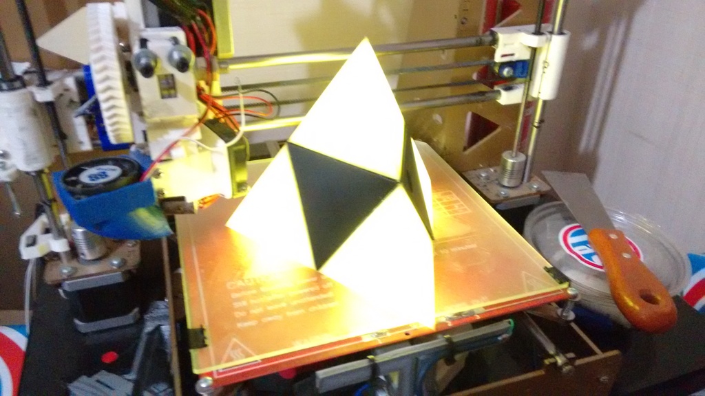 Triforce 3D Lamp