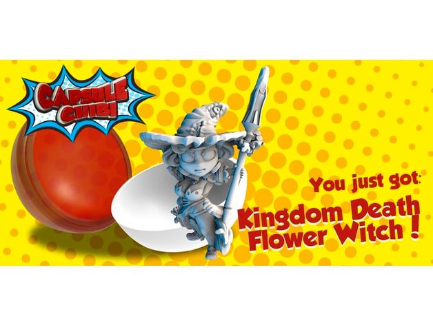 Image of Kingdom Death Flower witch Chibi