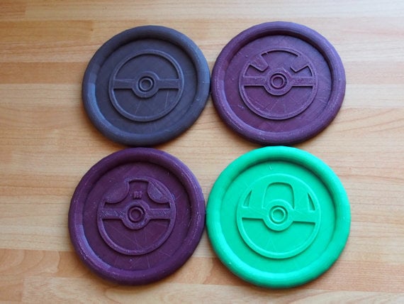 Pokemon Pokeball Coasters 
