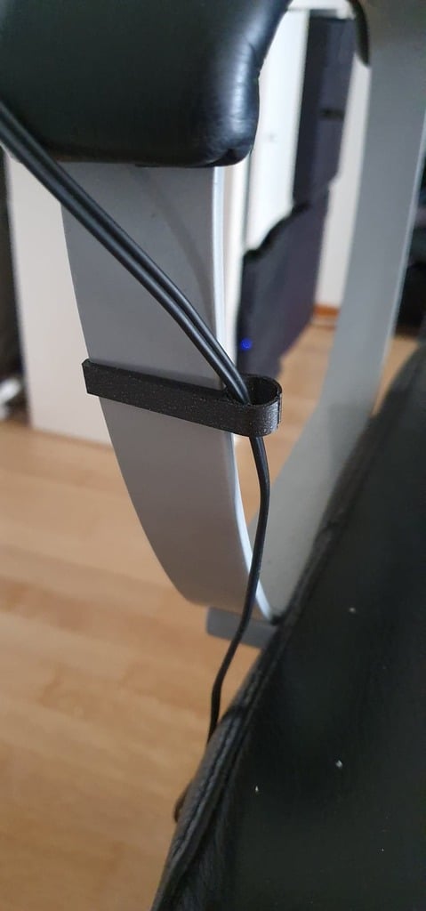 Cable clip for IKEA Markus chair