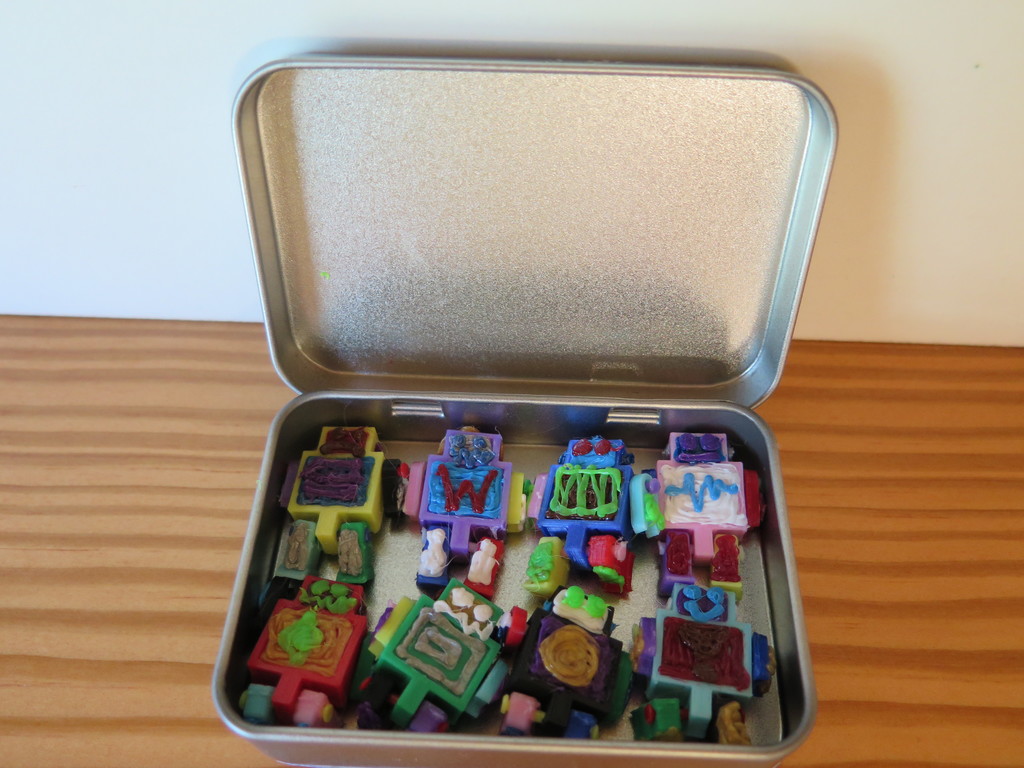 Worry Bots - 3D Printed Worry Dolls