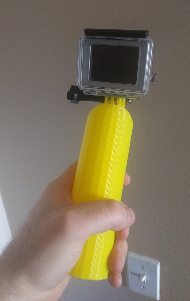 GoPro Floaty optimized for 3D printing.