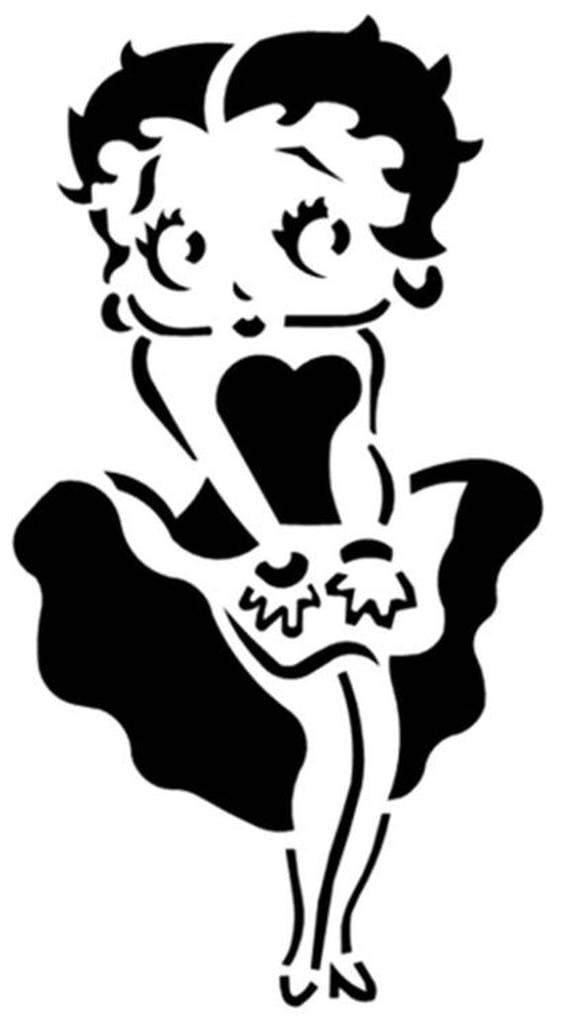 Betty Boop stencil