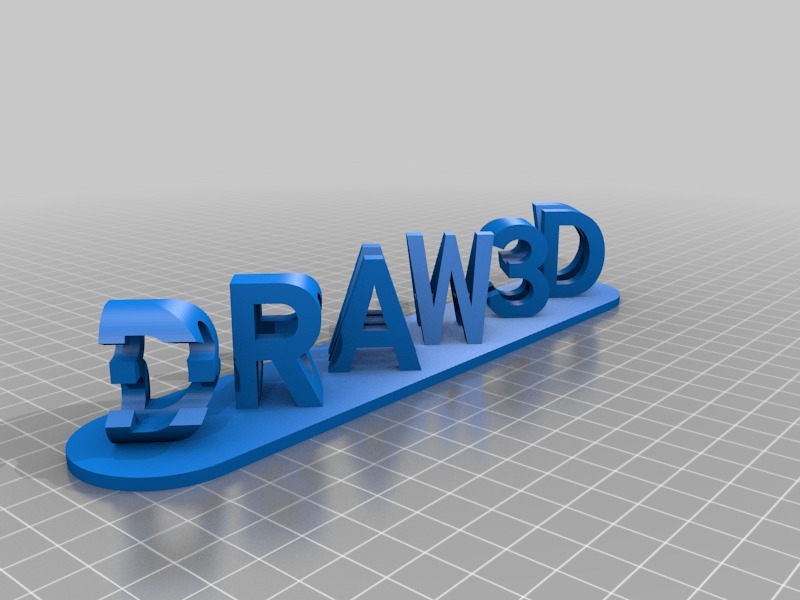 DRAW 3D-MARK 3D
