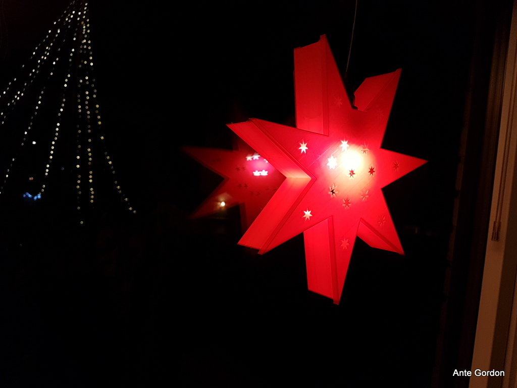 Advent star (stella) for E14 socket. 300mm