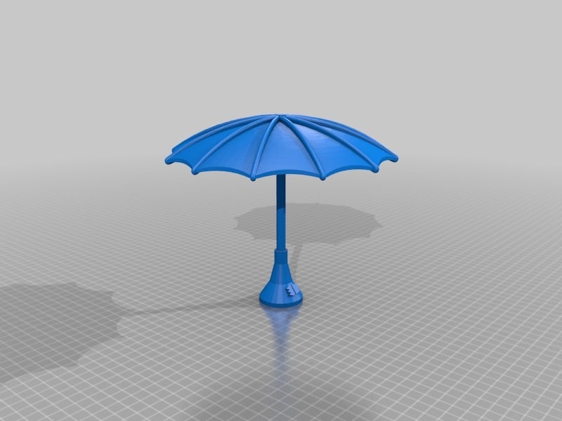 3DBear Picnic Umbrella - a Totoro with Umbrella remix