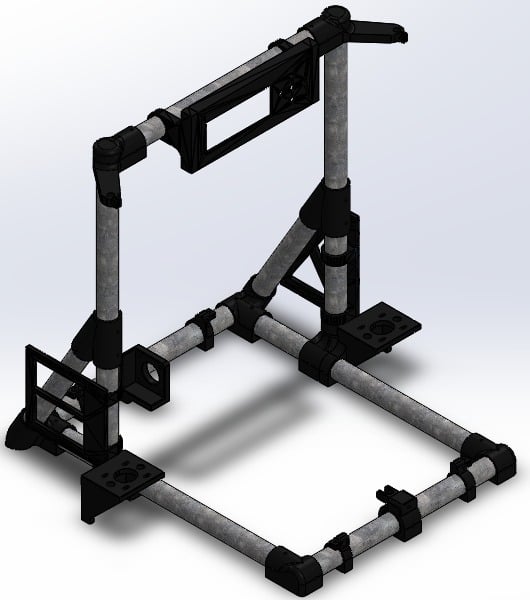 EMT8 - The absolute cheapest metal frame for your Anet A8