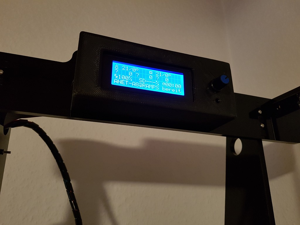 Anet A8 LCD 2004 Adapter + Cover