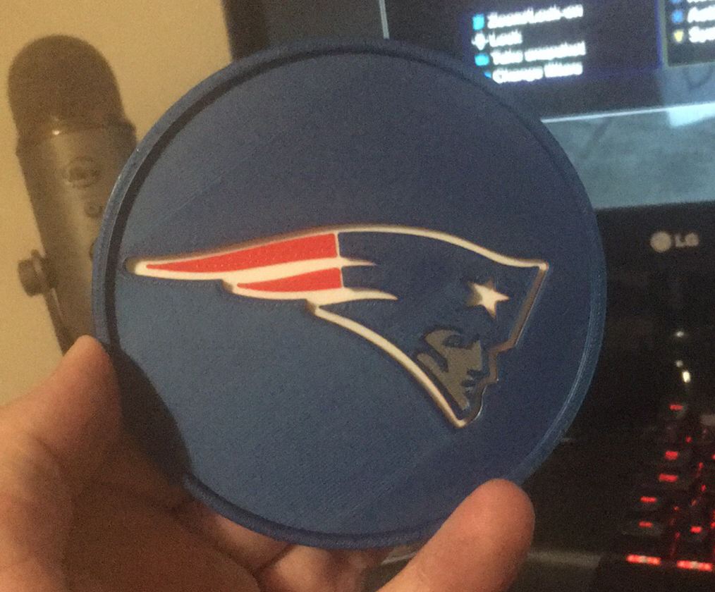 New England Patriots coaster