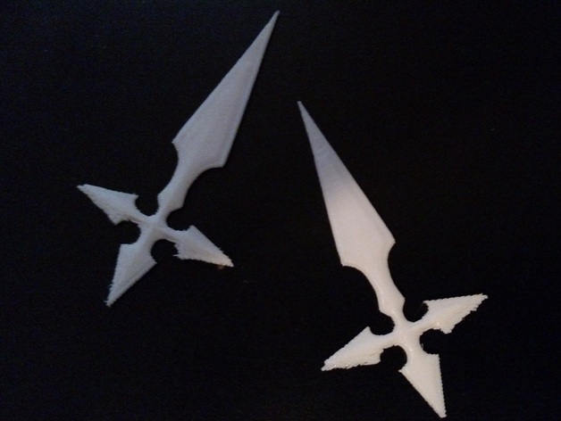 Kingdom Hearts - Larxene's blades