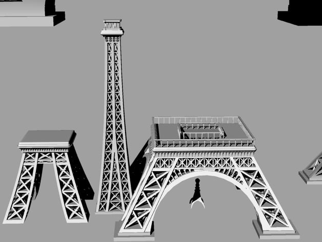 Eiffel Tower Segmented
