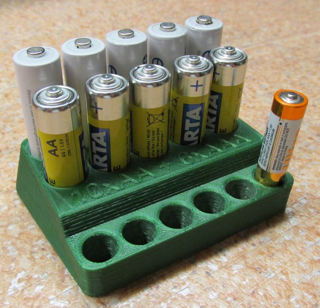 battery stand AA + AAA