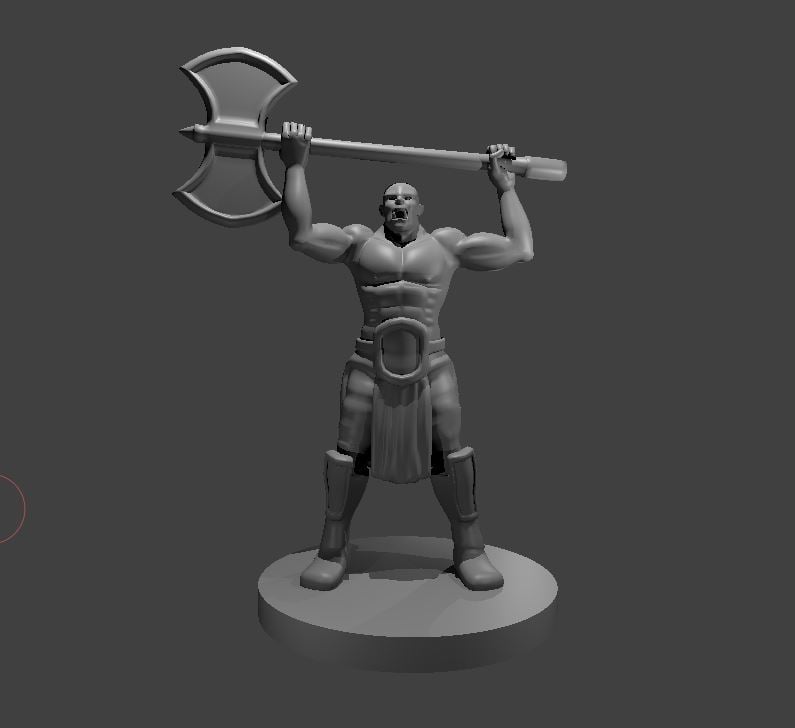 Raging Half Orc Barbarian Collection