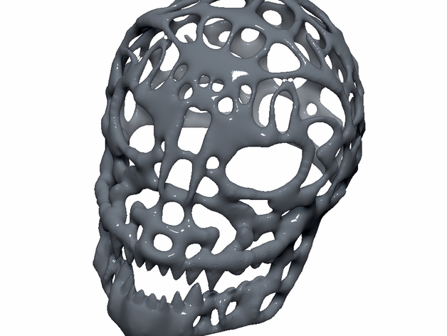 Monster Skull Voronoi