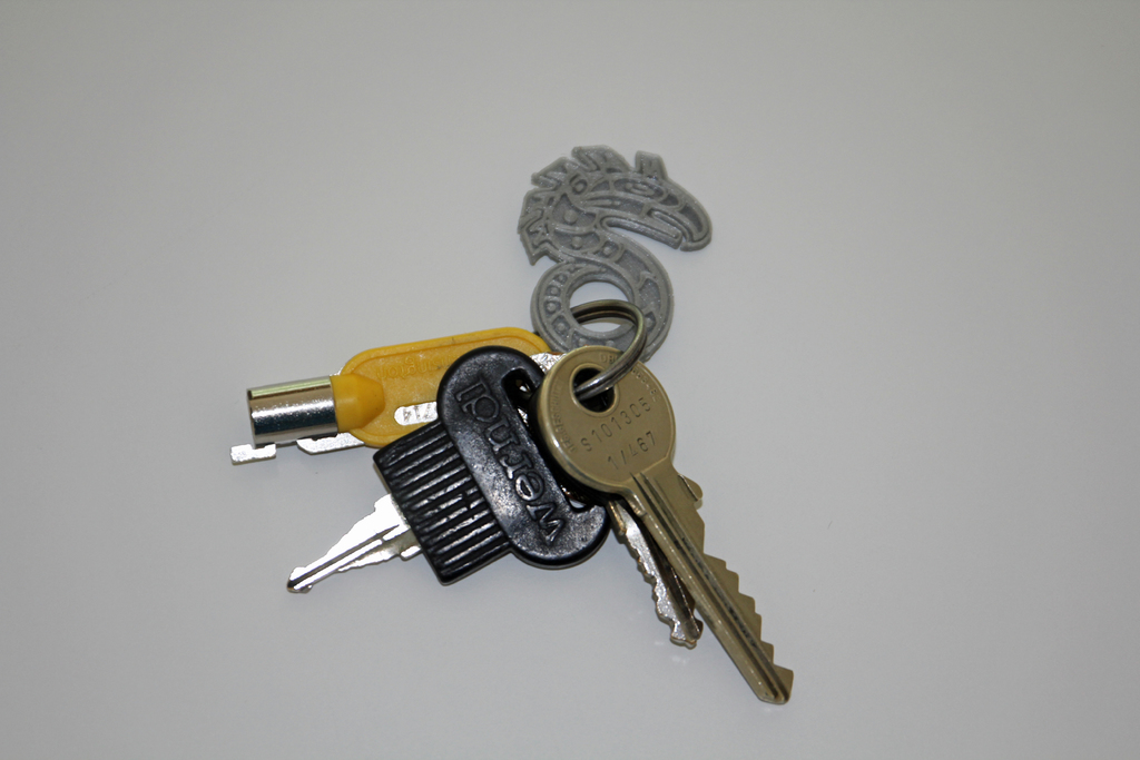 Shadowrun logo key-ring / key-token