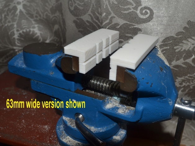 Vise soft jaw strips